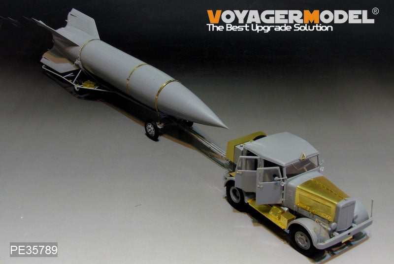 Voyager Model PE35789 WWII Hanomag SS100 Military Car w/V2 Rocket Transporter For TAKOM 2110 1/35 – imagen 4