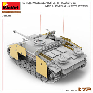 MiniArt 72106 STURMGESCHUTZ III AUSF. G, APRIL 1943 ALKETT PROD. 1/72 – Bild 7