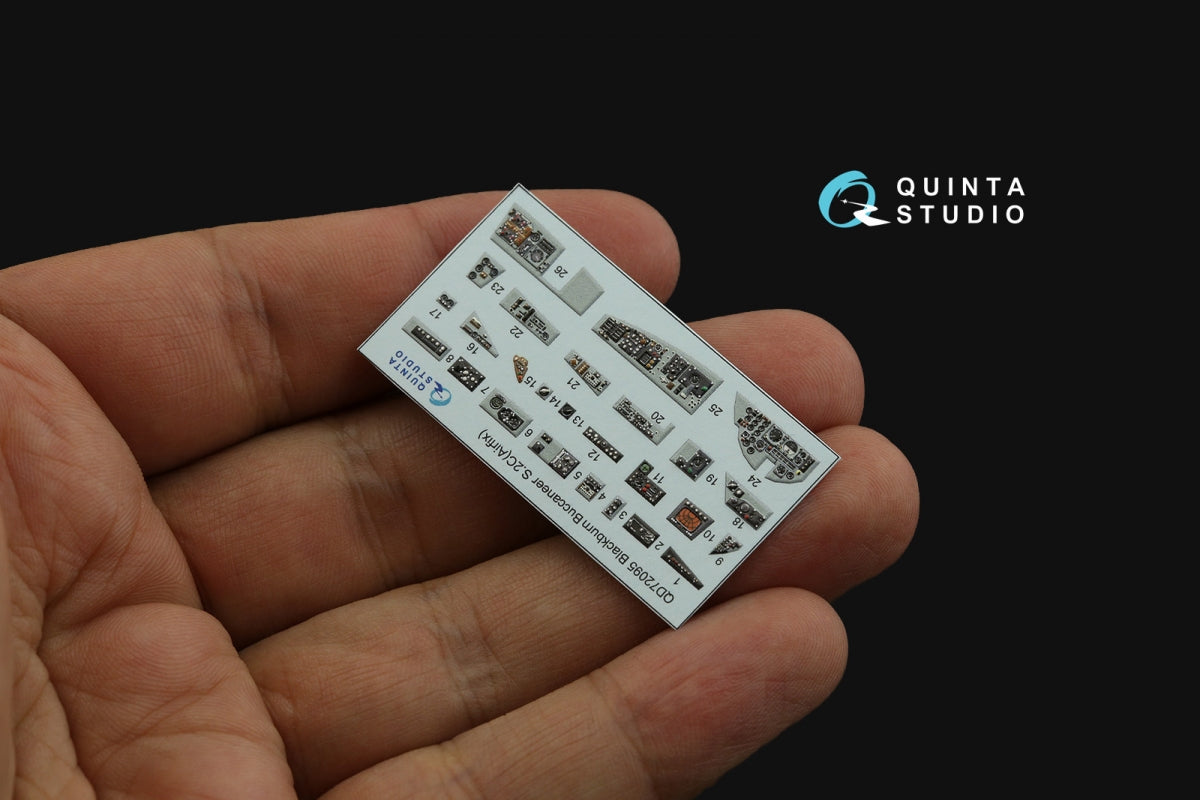 Quinta Studio QD72095 Blackburn Buccaneer S.2C 3D-Printed &amp;amp; coloured Interior on decal paper (Airfix) 1/72 – Bild 5