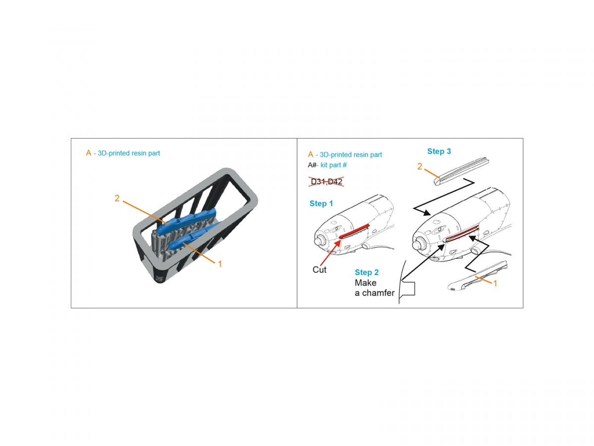 Quinta Studio QT48068 LaGG-3 series 66 Exhaust Pipes (Zvezda) 1/48 – Bild 5