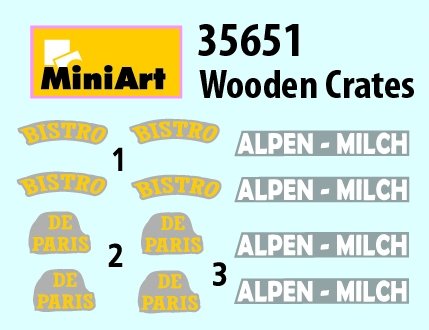 MiniArt 35651 WOODEN CRATES 1/35 – image 2