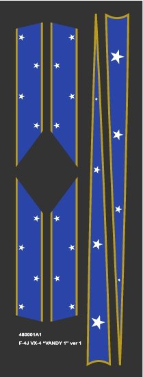 HobbyDecal AL48001V1 F-4J VX-4 Vandy1 Black Bunny October 1972 1/48 – immagine 7
