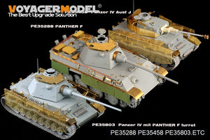 Voyager Model PE35803 WWII German Pz.Kpfw.IV Ausf.J (mit Panther F turret) For DRAGON 6824 1/35 – imagen 2