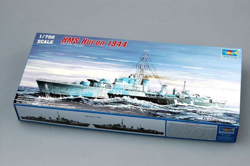 Trumpeter 05759 Destroyer de classe Tribal HMS Huron (G24) 1944 1/700 – image 2