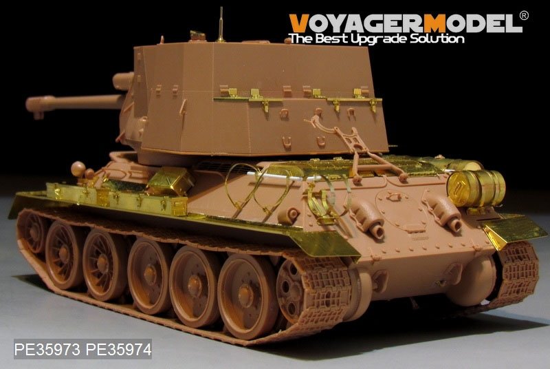 Voyager Model PE35973 Egyptain T-34/122 S.P.G Basic For RFM 5013 1/35 – zdjęcie 15