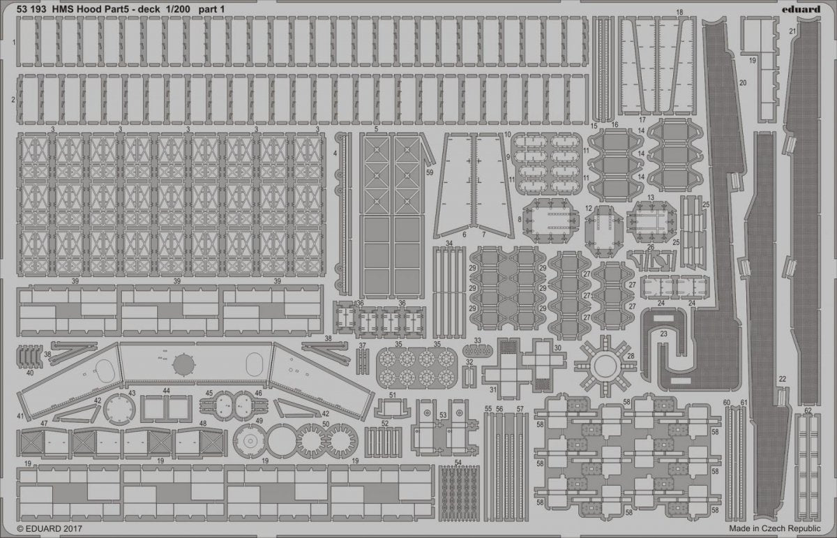 Eduard 53193 HMS Hood pt.5 deck 1/200 TRUMPETER – Bild 2
