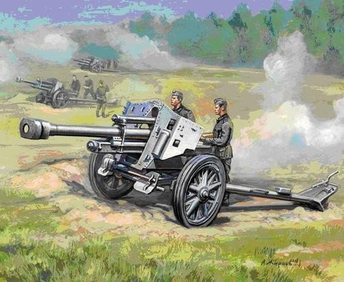 Zvezda 6121 German Howitzer LFH-18 WWII 1/72 – immagine 3