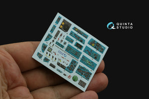 Quinta Studio QD48504 MiG-31B 3D-Printed &amp;amp; coloured Interior on decal paper (Hobby Boss) 1/48 – zdjęcie 5