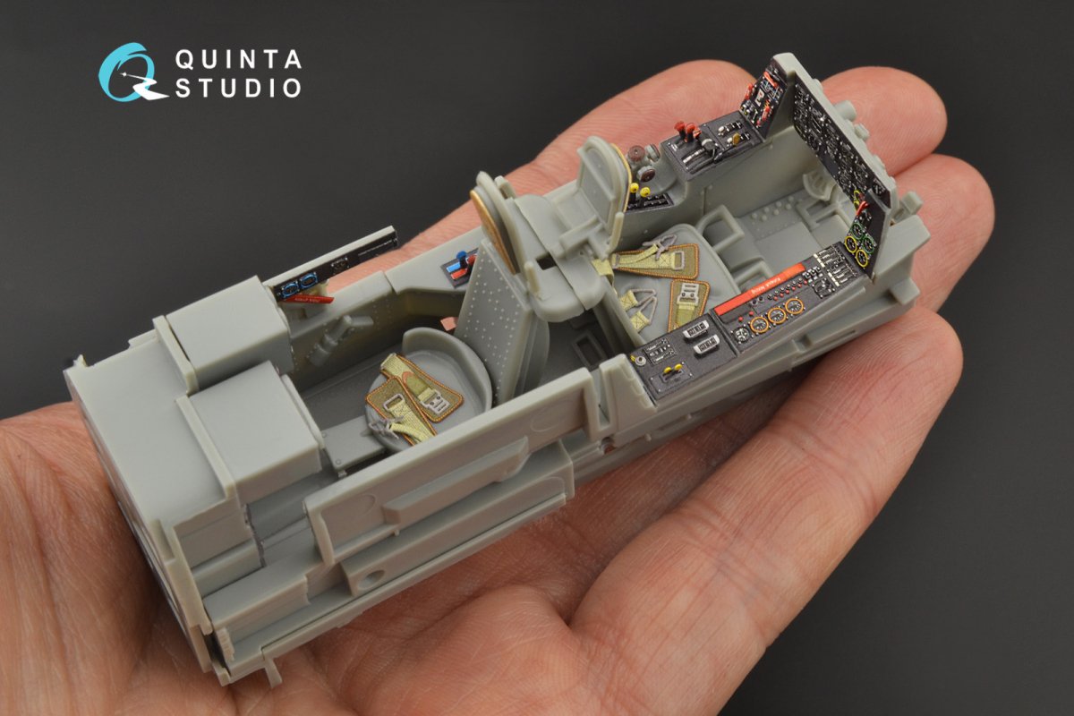 Quinta Studio QD32103 He 219 3D-Printed &amp;amp; coloured Interior on decal paper ( ZM SWS ) 1/32 – imagen 6