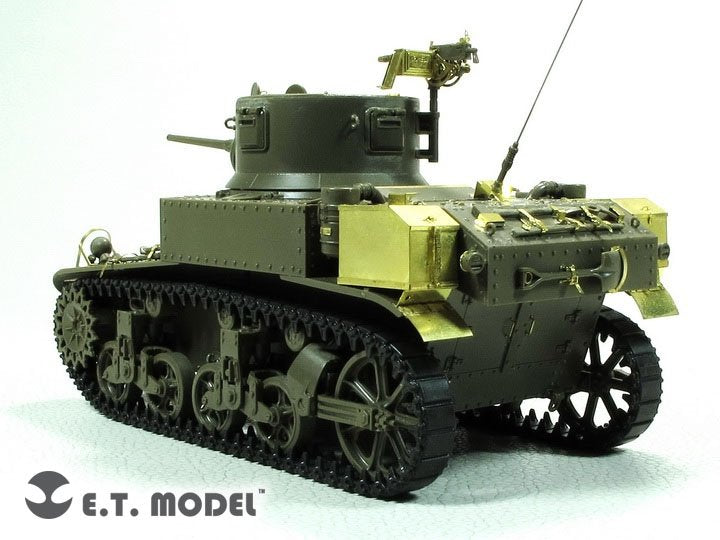 E.T. Model E35-280 U.S. M3 STUART Light Tank（Late Production) (For TAMIYA 35360) 1/35 – imagen 3
