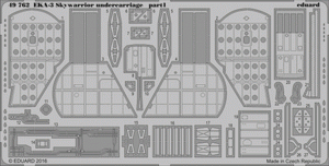 Train d&amp;#39;atterrissage Eduard 49762 EKA-3 Skywarrior TRUMPETER 1/48 – image 2