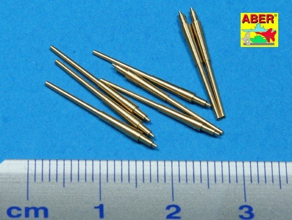 Aber 1/700L-14 Set of 8 pcs 380 mm barrels for ships: Bismarck, Tirpitz 1/700 – immagine 2