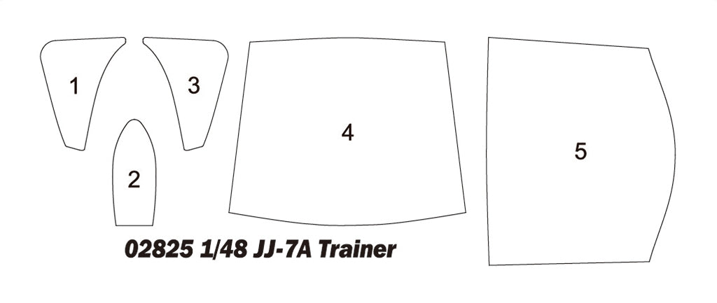 Trumpeter 02825 JJ-7A Trainer 1/48 – imagen 4