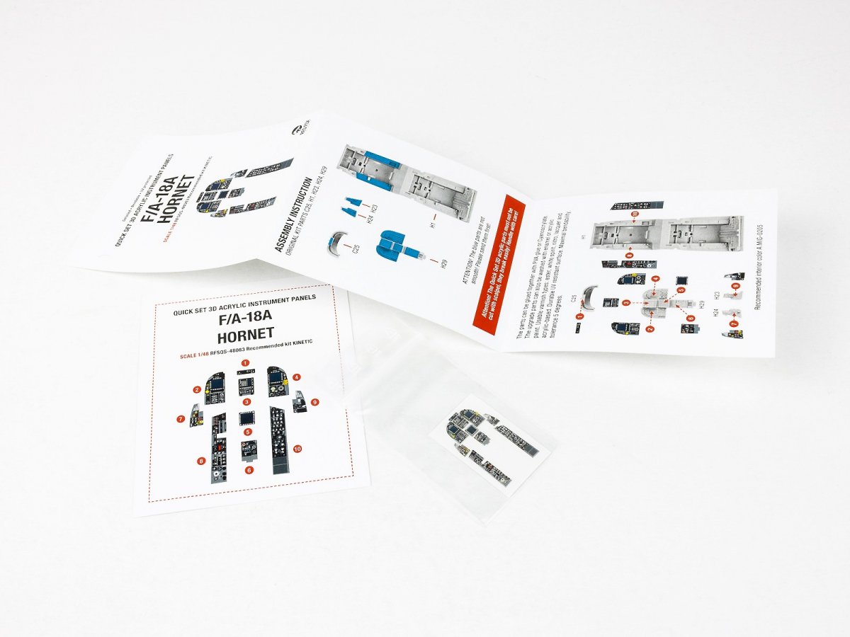 Red Fox Studio QS-48083 F/A-18A Hornet Kinetic 1/48 – Bild 3