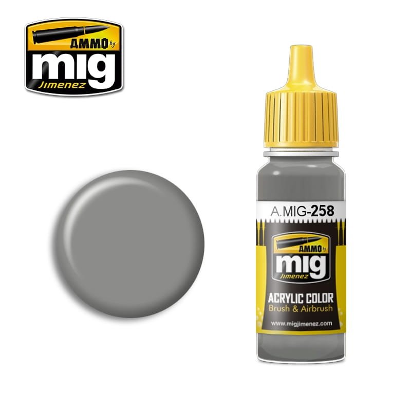 AMMO of Mig Jimenez 0258 - IJA Gray Green 17ml