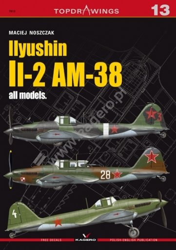 Kagero 7013 Ilyushin Il-2 AM-38 tous les modèles EN/PL