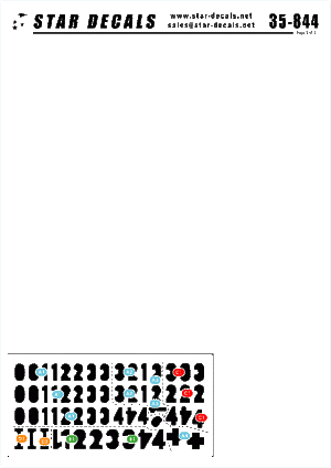 Star Decals 35-844 Tigers of s.Pz.Abt. 509 # 2 1/35 – Bild 2