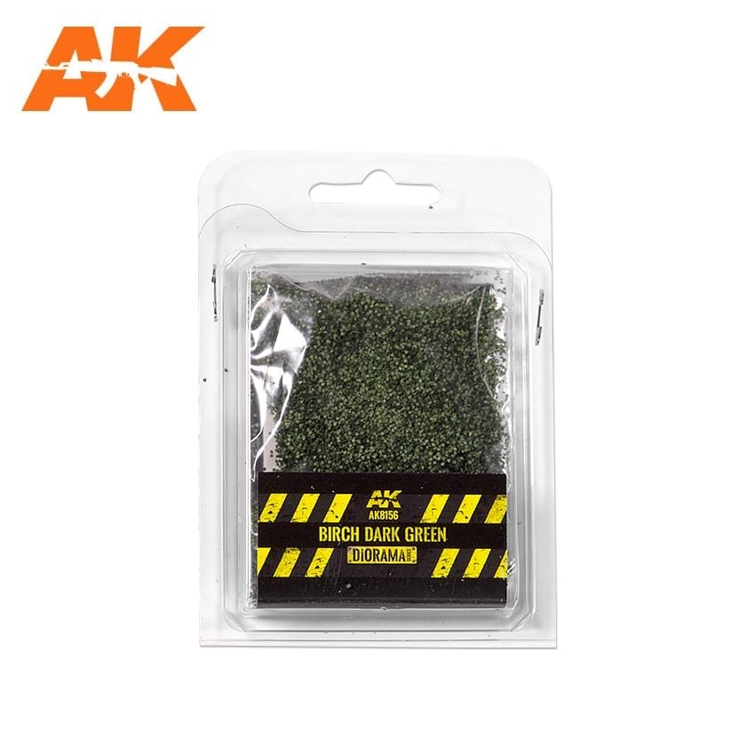 AK Interactive AK8156 BIRCH DARK GREEN LEAVES 28MM 1/72
