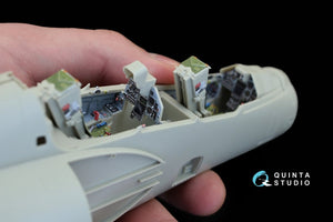 Quinta Studio QD32011 Mirage 2000B 3D-Printed &amp;amp; coloured Interior on decal paper (for Kitty Hawk kit) 1/32 – imagen 12