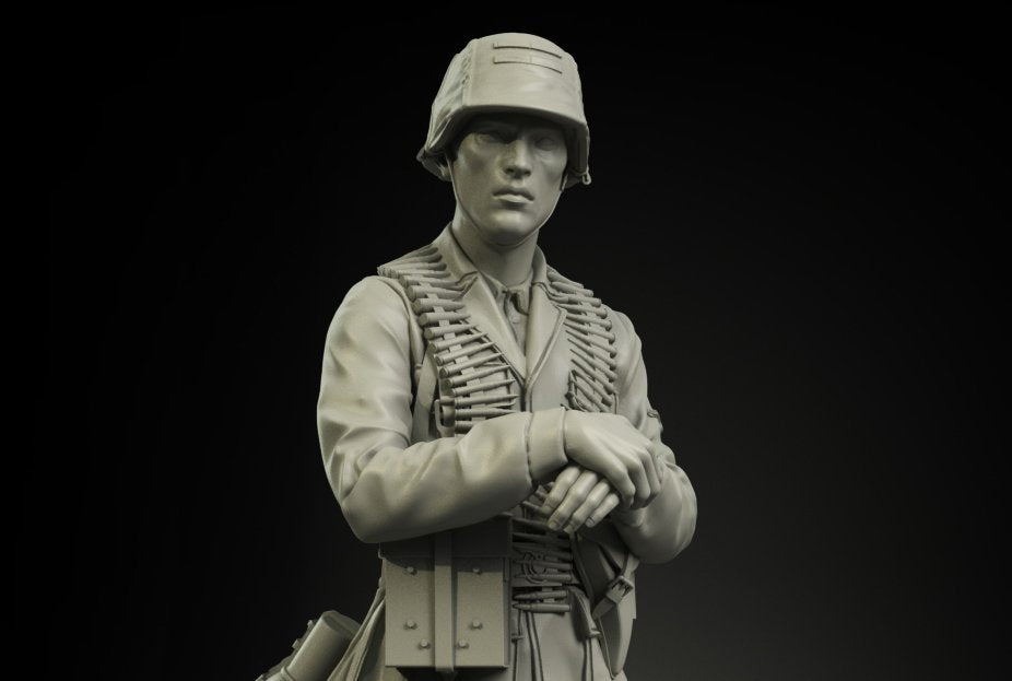 Panzer Art FI35-039 Waffen-SS MG-42 gunner 1/35 – imagen 3