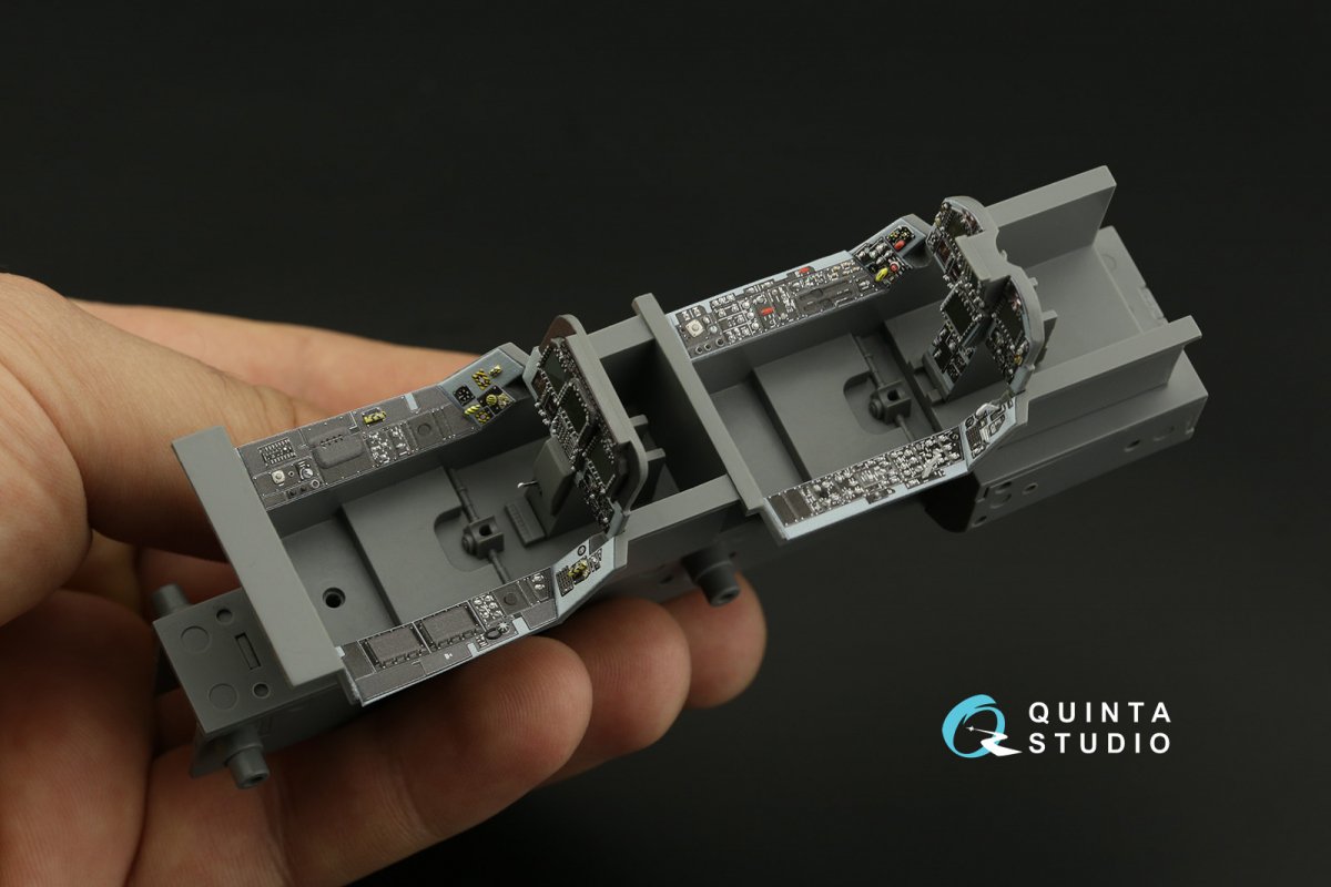Quinta Studio QDS-32156 F/A-18D late 3D-Printed &amp;amp; coloured Interior on decal paper (Academy) (Small version) 1/32 – zdjęcie 4