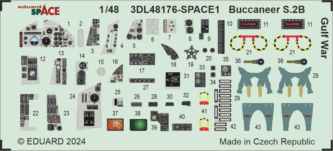 Eduard 3DL48176 Buccaneer S.2B Guerre du Golfe SPACE AIRFIX 1/48 – image 4