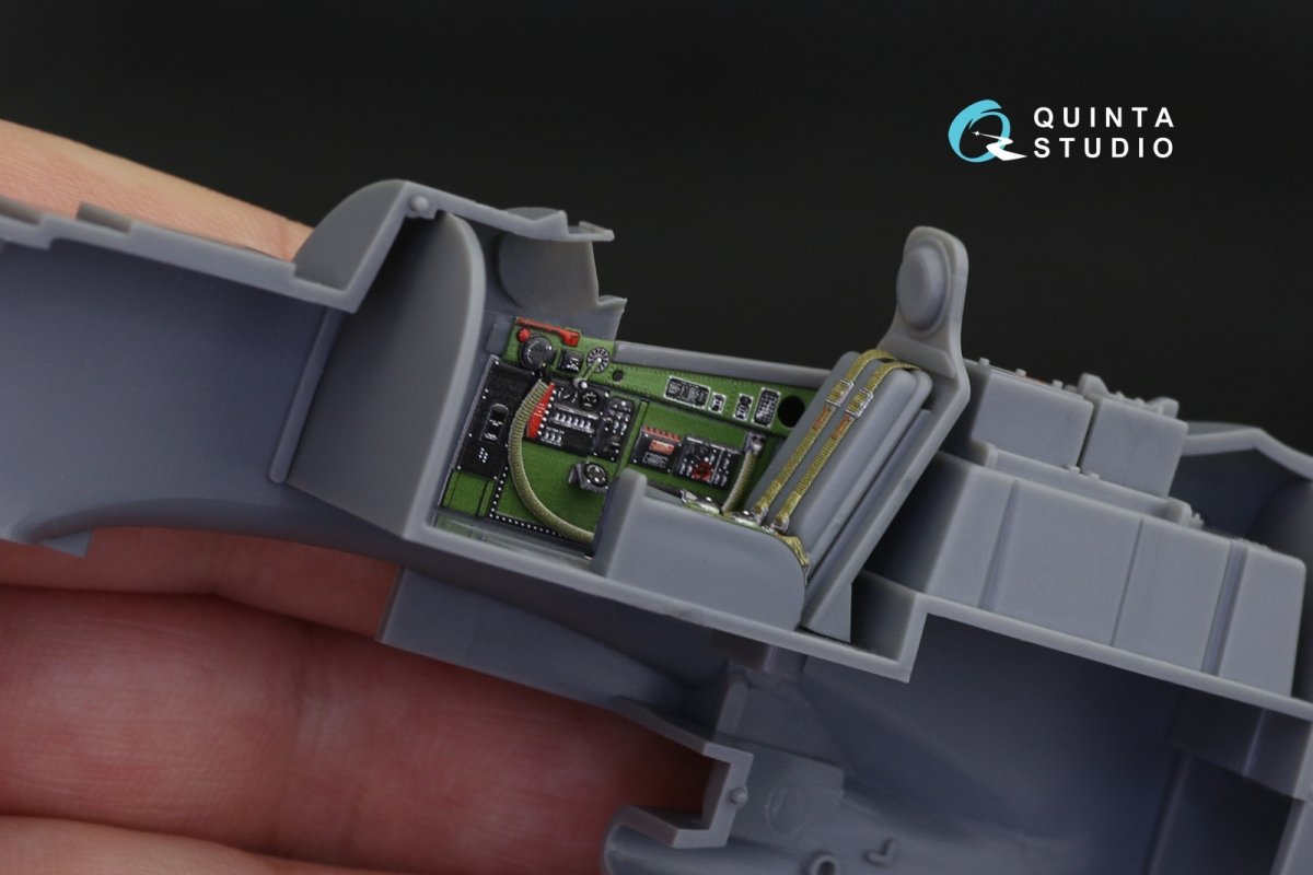 Quinta Studio QD48253 P-51D 3D-Printed &amp;amp; colored Interior on decal paper (Tamiya) 1/48 – image 7