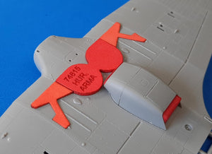 Omask 74815 Hawker Hurricane wheel bay plugs (for Arma Hobby) 1/48 – Bild 2