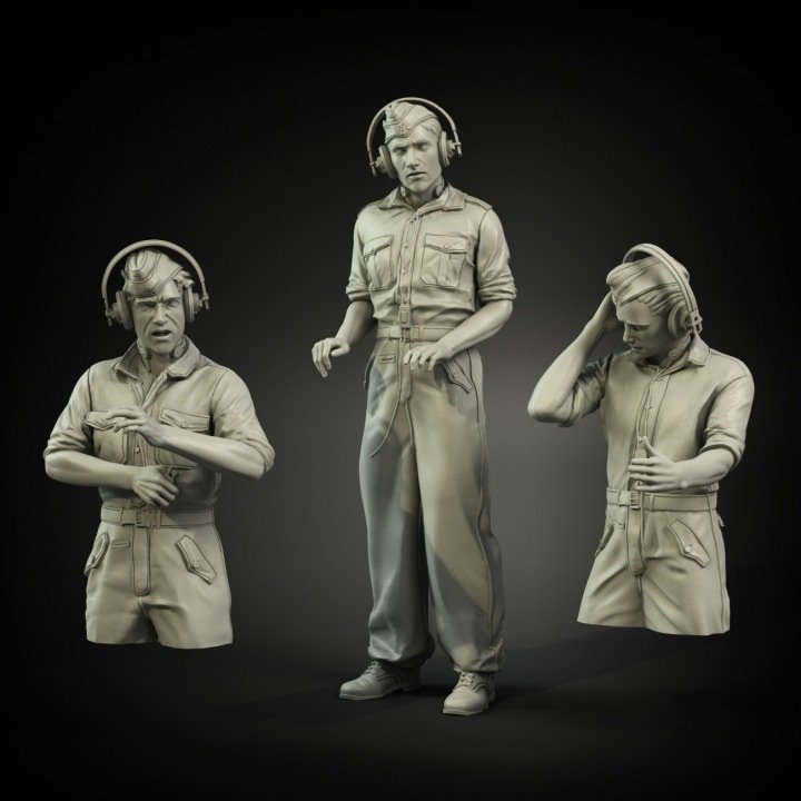 Panzer Art FI35-023 Chemises d&amp;#39;été pour équipage de char allemand, échelle 1/35