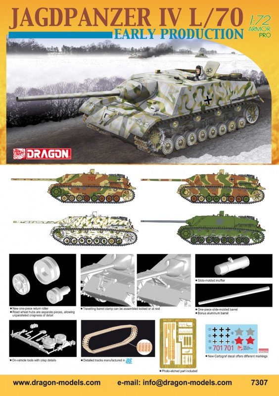 Dragon 7307 Jagdpanzer IV/70 Première production (1/72) – image 9
