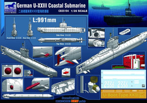 Bronco CB35104 Sous-marin côtier allemand de type XXIII (1/35) – image 2