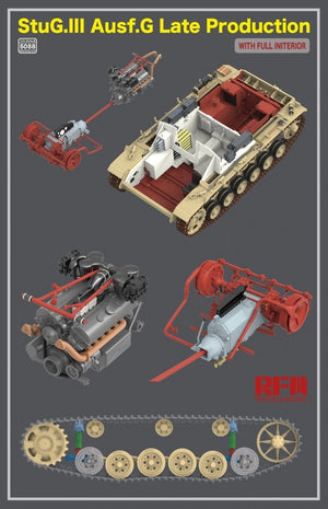 Rye Field Model 5088 StuG.III Ausf.G Late Production with full interior 1/35 – Bild 3