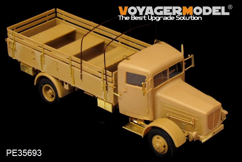 Camion cargo allemand Bussing Nag L4500A 4x4 de la Seconde Guerre mondiale, modèle Voyager PE35693, pour AFV 35270, échelle 1/35 – image 2