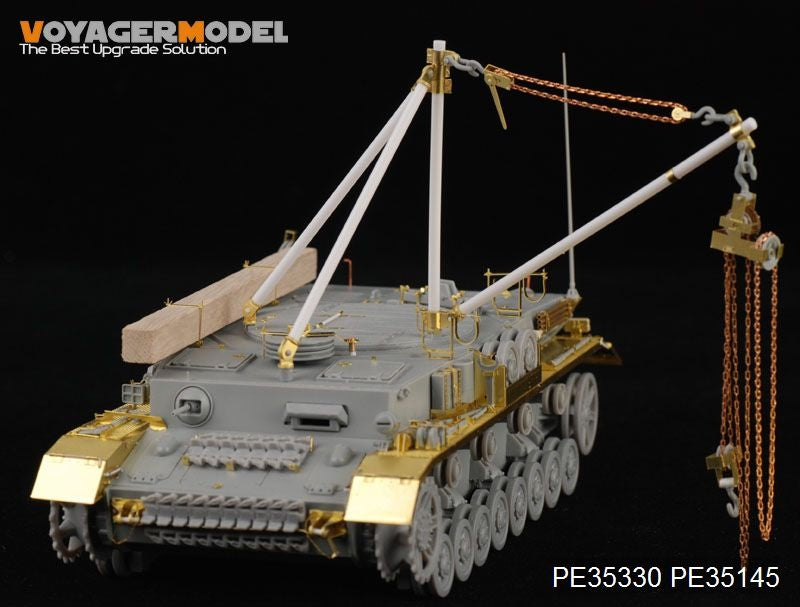 Maquette Voyager PE35330 Bergepanzer IV Ausf J allemand de la Seconde Guerre mondiale pour DRAGON 6438 au 1/35  – image 5