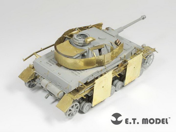 ET Model E35-086 WWII German Pz.Kpfw.IV Ausf.G Apr-May 1943 Production Schurzen (For DRAGON Smart Kit) (1/35) – image 4