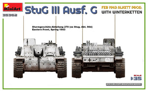 Mini Art 35362 StuG III Ausf. G FÉVRIER 1943 ALKETT PROD. AVEC KETTEN D&amp;#39;HIVER 1/35  – image 11
