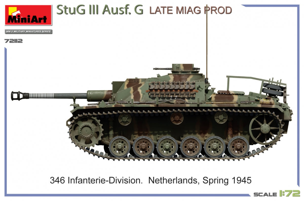 MiniArt 72112 StuG III Ausf. G Late Miag Prod. 1/72 – immagine 3