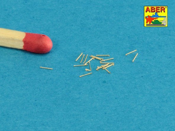 Aber 1/700L-39 Set of 18 pcs 20 mm L/65 C/38 gun barrels for German war ships 1/700 – imagen 2
