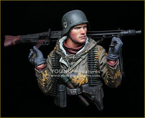 Young Miniatures YM1882 German Machine Gunner Eastern Front WWII 1/10 – immagine 8