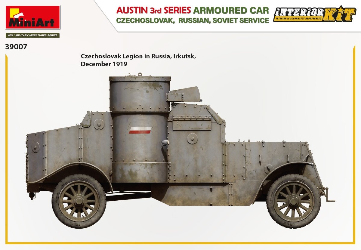 Miniart 39007 Armored Car Austin 3rd series. 1/35 – image 3