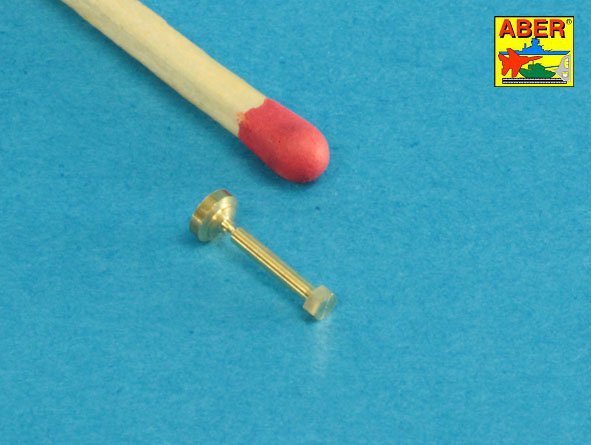 Aber 16109 Turned imitation of Hexagonal bolts 1,6 x 6,0 mm x 25 pcs. 1/16 – zdjęcie 2