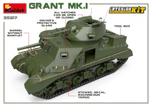 MiniArt 35217 Grant Mk.I w/interior 1/35 – imagen 15