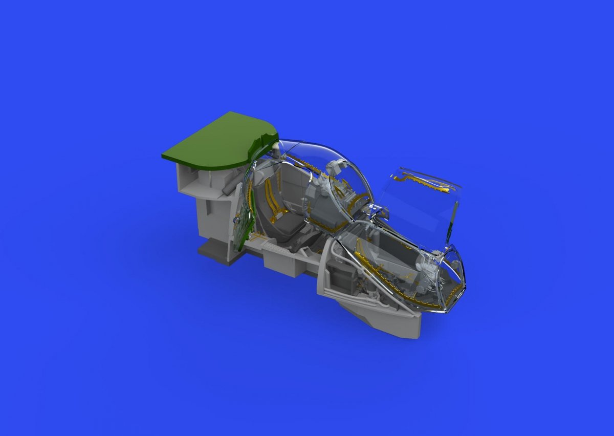 Eduard 648838 Mi-24V cockpit black (Mi-35) PRINT &amp;amp; SPACE 1/48
