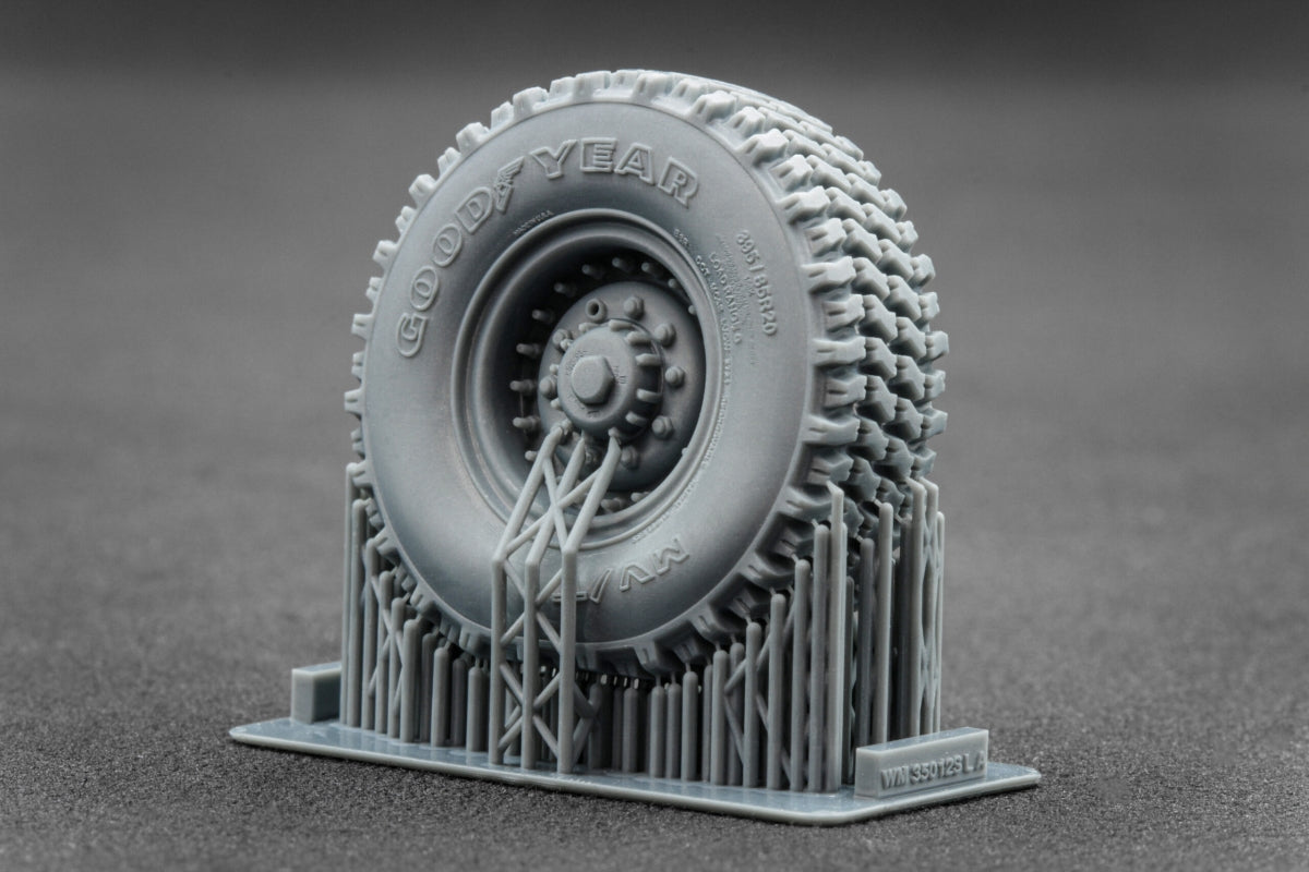 ScaleX WM 35012S HIMARS V2 Sagged wheel set (for Trumpeter) 1/35