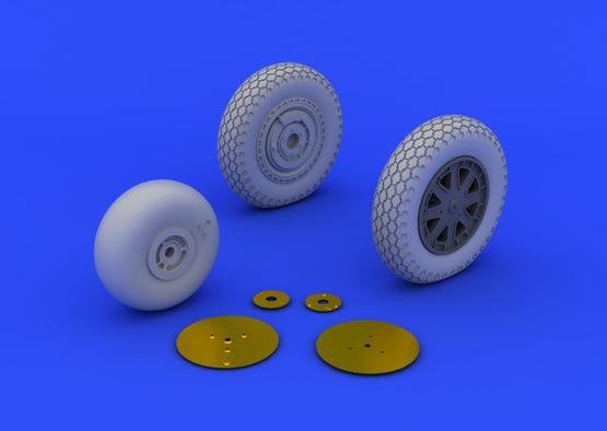 Eduard 648202 P-39 wheels early 1/48 EDUARD – immagine 3