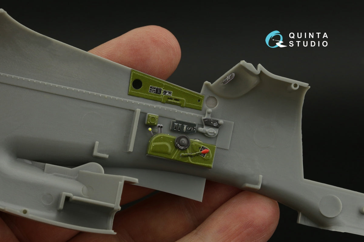 Quinta Studio QD32143 P-51D/K Mustang 3D-Printed &amp;amp; coloured Interior on decal paper (Dragon) 1/32 – zdjęcie 12