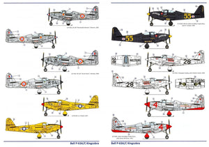 Dora Wings 14401 BELL P-63A P-63C KINGCOBRA Fighter DOUBLE KIT 1/144 – Bild 7