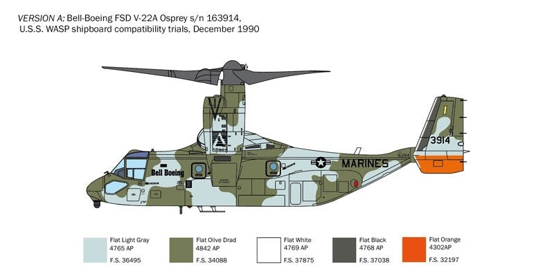 Italeri 1463 V-22A Osprey 1/72 – Bild 4