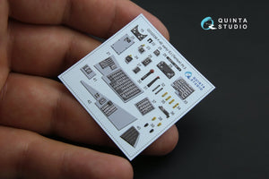 Quinta Studio QD32038 F-4E early/F-4EJ 3D-Printed &amp;amp; colored Interior on decal paper (for Tamiya kit) 1/32 – image 3