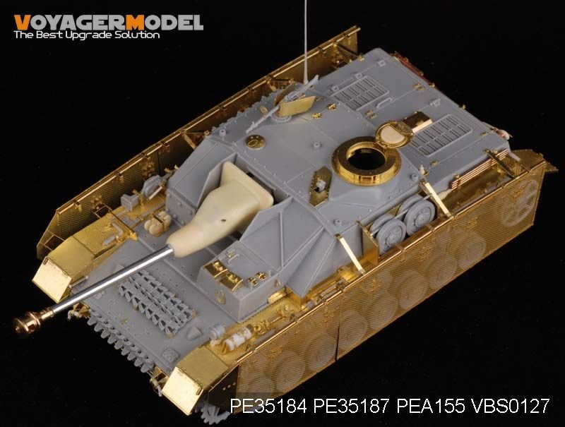 Voyager Model PEA155 WWII German StuG.IV &amp;quot;Thoma shields&amp;quot; wire mesh schürzen (For DRAGON Kit) 1/35 – imagen 2